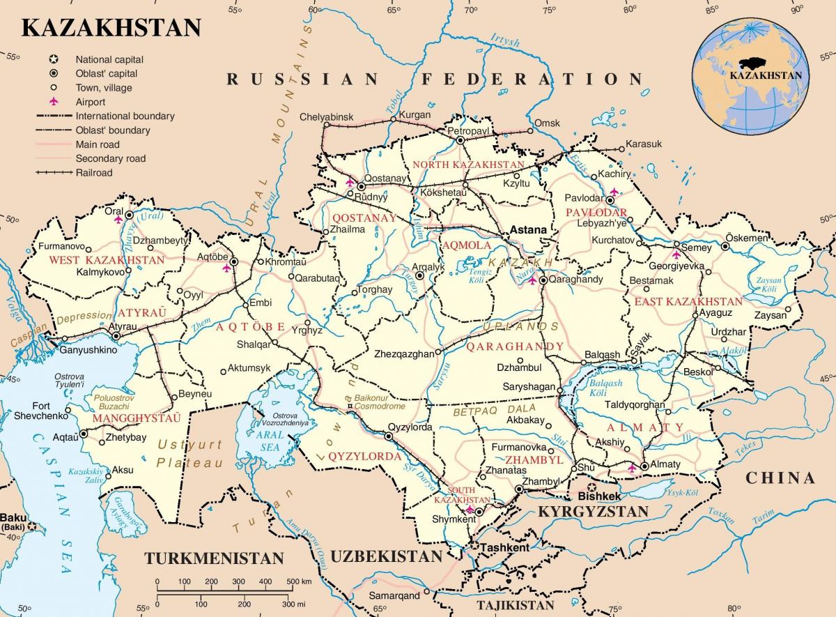 지도의 정치 카자흐스탄