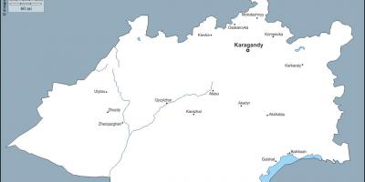 지도 karaganda 카자흐스탄