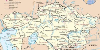 카자흐스탄 국가 지도