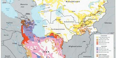 지도 카자흐스탄의 종교