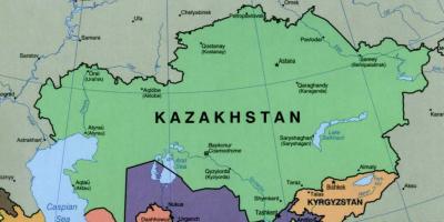 지도 알마티 카자흐스탄